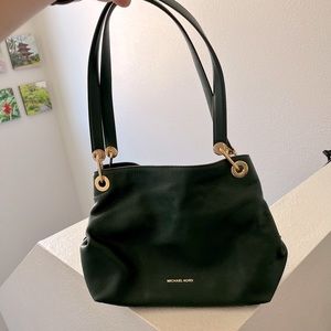 Green Leather Michael Kors Purse